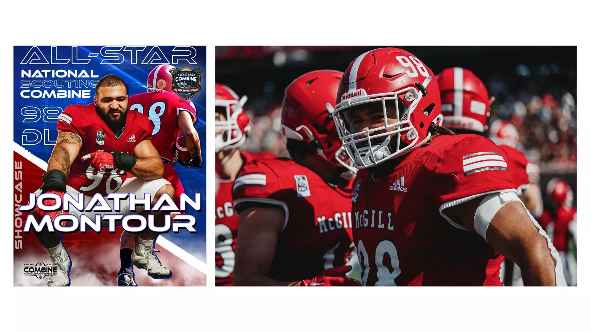 McGill defensive lineman Montour accepts invite to National Scouting Combine in Florida