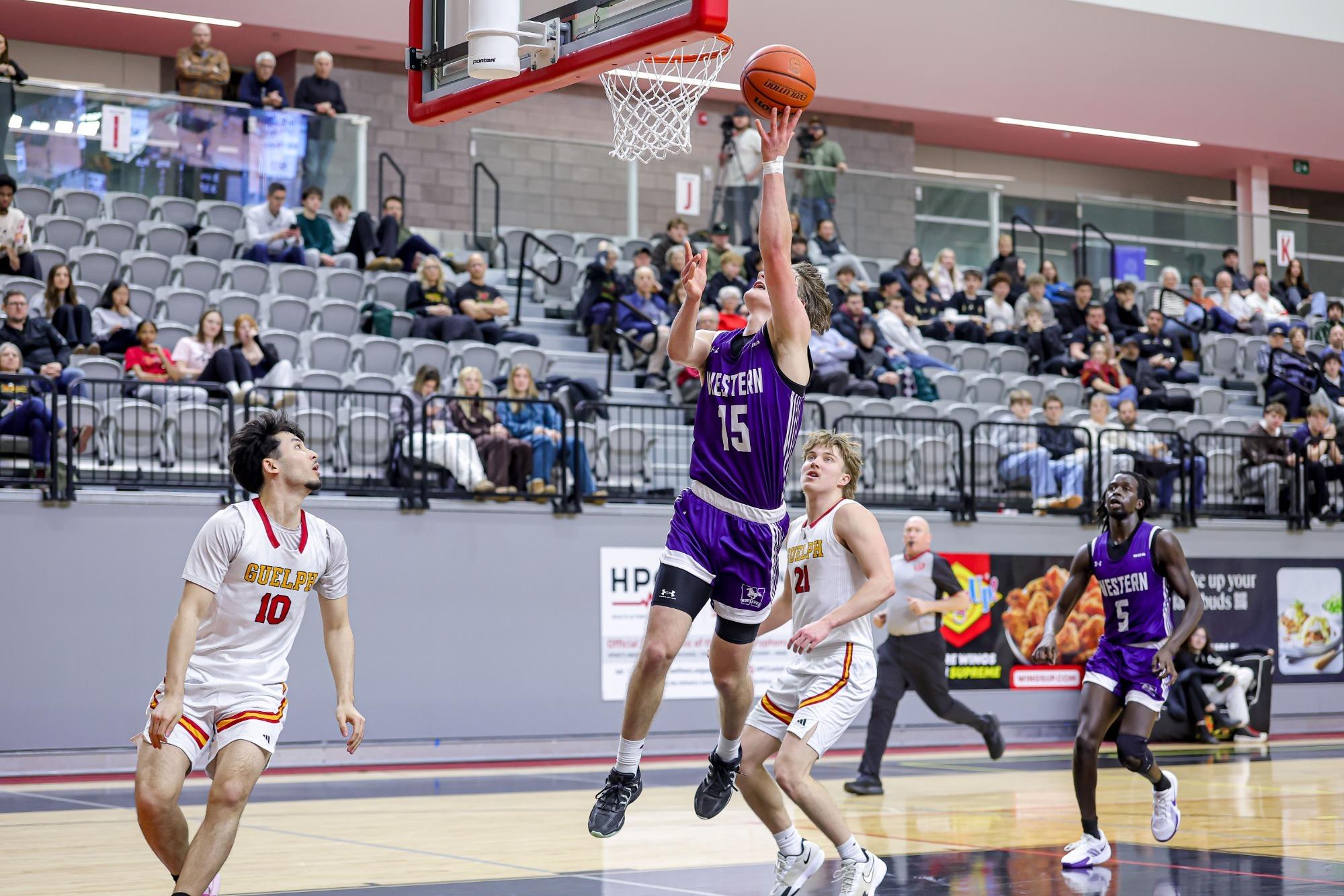 Western beats Guelph after tied at halftime